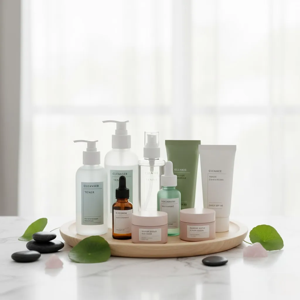 محصولات مراقبت پوست برای درمان جوش و آبرسانی پوست