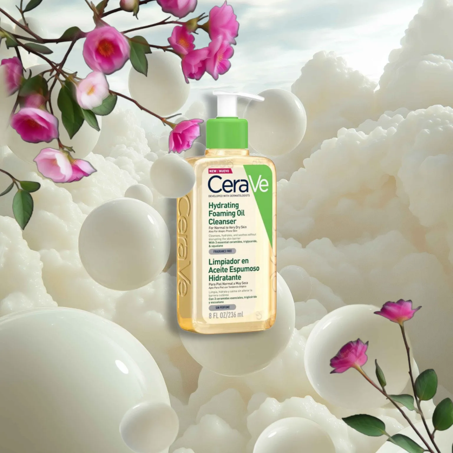 فوم شستشوی صورت برای پاکسازی عمیق، کنترل چربی و جلوگیری از جوش