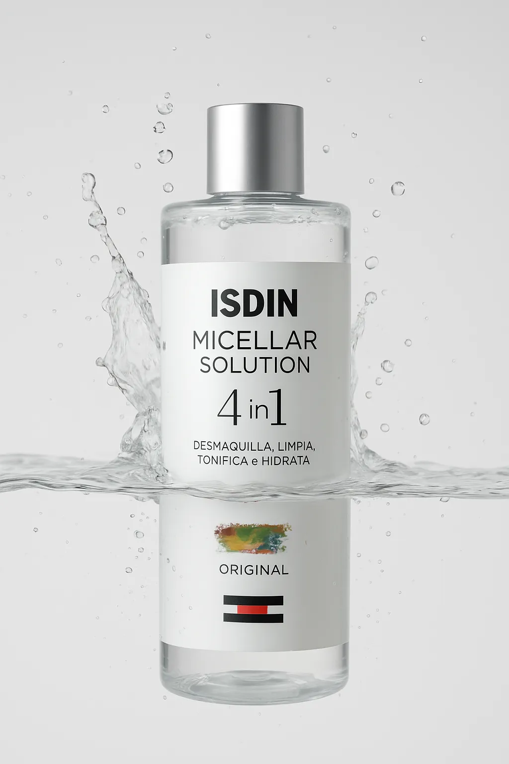 پاک کردن آرایش با میسلار واتر ایزدین