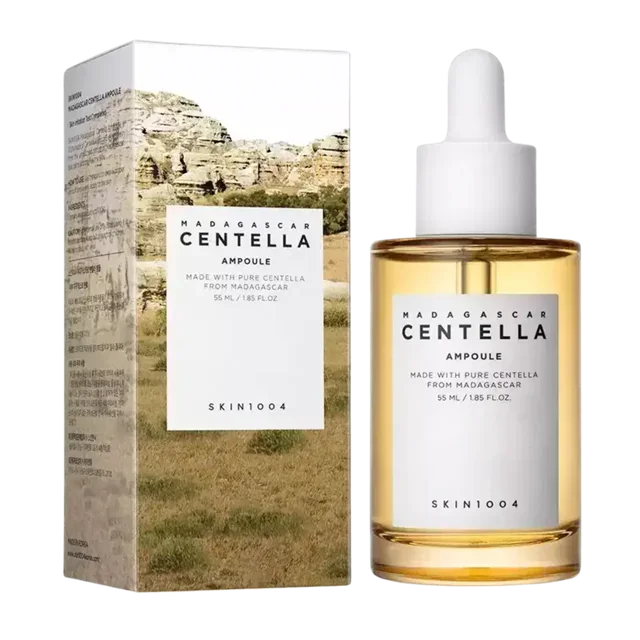 مقایسه سرم آمپول کپسولی روشن کننده تون سنتلا ماداگاسکار اسکین1004 و سرم آمپول التیام بخش سنتلا ماداگاسکار اسکین1004 | SKIN1004 comparison