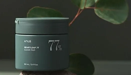 تونر پد پاک کننده و تسکین دهنده آنوا - Anua Heartleaf 77% Clear Pad