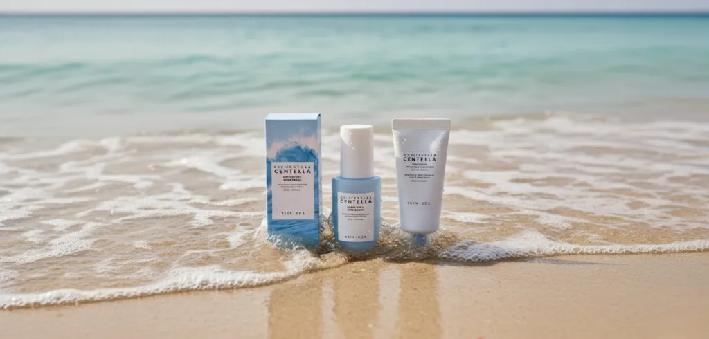 روتین پوستی با سرم‌های سنتلا اسکین1004؛ آبرسان و ضدآفتاب اقتصادی