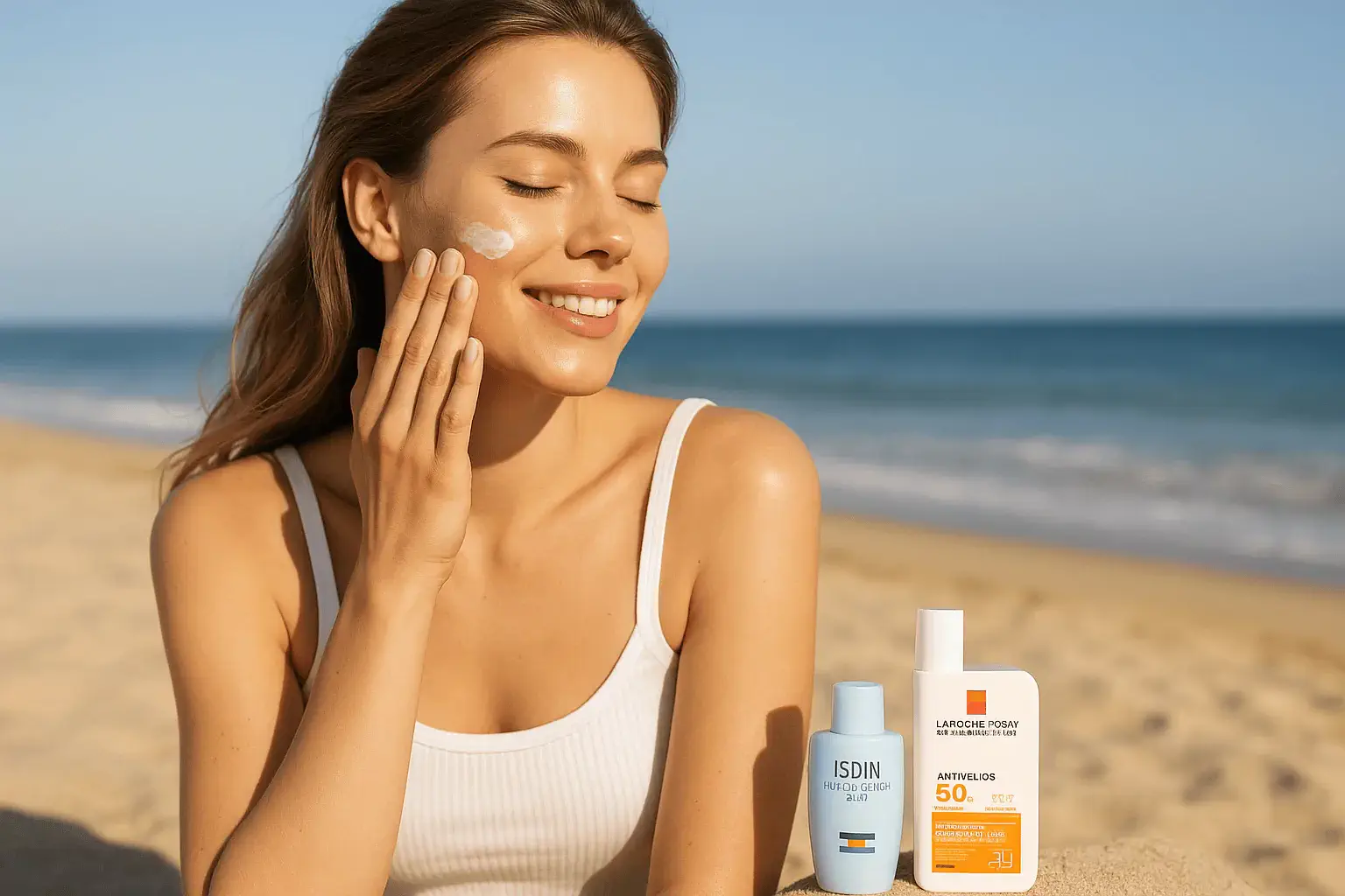 مقایسه ضد آفتاب فیوژن واتر مجیک ایزدین | ISDIN Fusion Water Magic با اینویزیبل فلوئید لاروش پوزای | La Roche-Posay Invisible Fluid