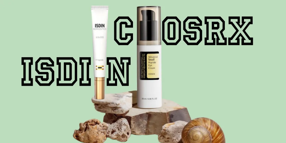 مقایسه کرم دور چشم ایزدین K-Ox Eyes و کرم دور چشم حلزون کوزارکس | ISDIN vs COSRX