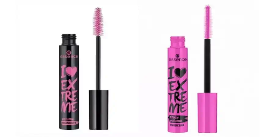 نقد و بررسی و مقایسه ریمل اسنس مشکی و صورتی | Essence I Love Extreme Crazy Volume Mascara