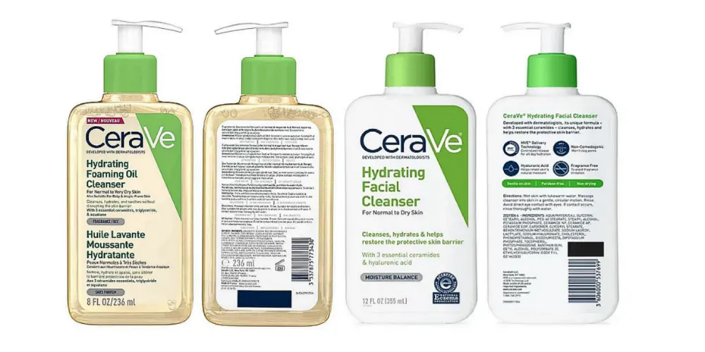 مقایسه فوم شستشوی روغنی سراوی و ژل شوینده صورت نرمال تا خشک سراوی | CeraVe