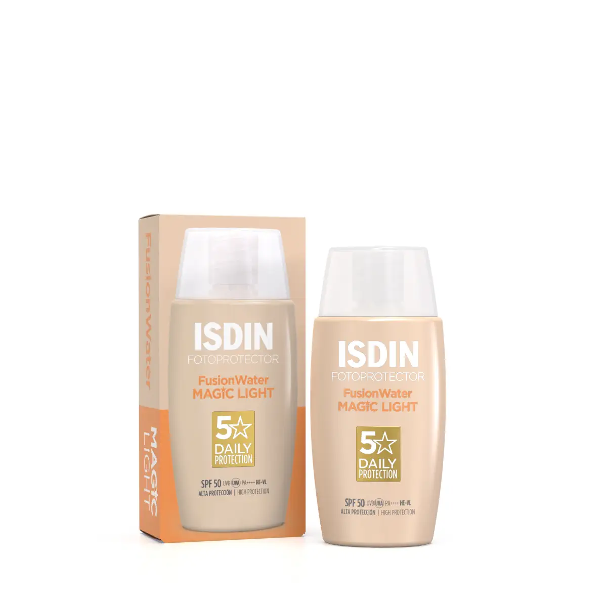 ضد آفتاب ایزدین فیوژن واتر مجیک لایت - ISDIN Fusion Water MAGIC Light SPF 50