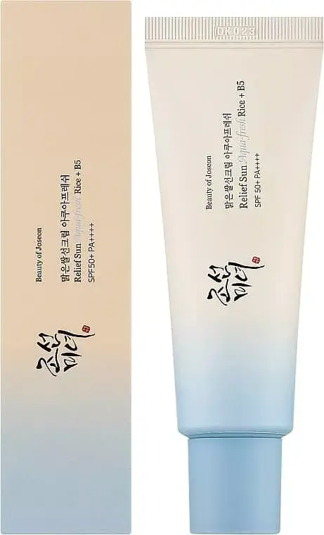 ضد آفتاب برنج و پنتنول آکوا فرش بیوتی آف جوسان - Beauty of Joseon Relief Sun Aqua-Fresh Rice + B5 SPF50