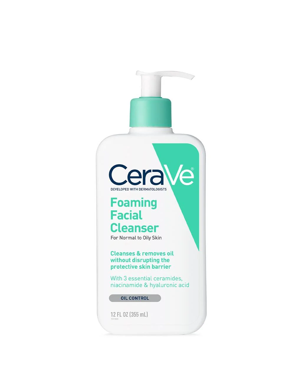 فوم شوینده صورت سراوی مخصوص پوست نرمال تا چرب - CeraVe Foaming Facial Cleanser for Normal to Oily Skin