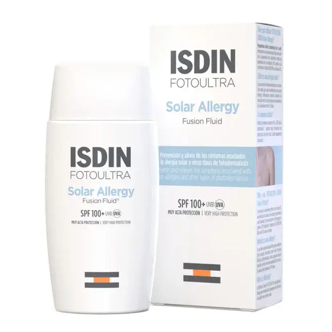 ضد آفتاب ایزدین فتوUltra سولار الرژی فیوژن فلوئید - ISDIN FotoUltra Solar Allergy Fusion Fluid SPF +100
