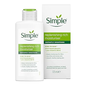 کرم آبرسان و مرطوب کننده ریچ سیمپل - Simple Kind to Skin Replenishing Rich Moisturiser