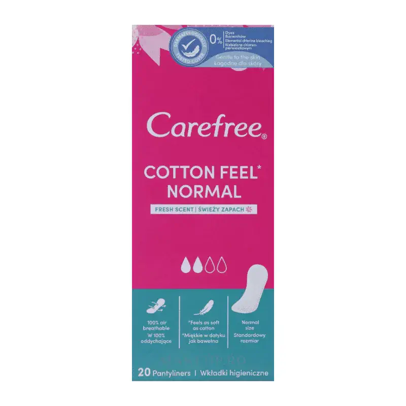 پد روزانه کیرفری کوتون فیل نرمال - Carefree Cotton Feel Normal